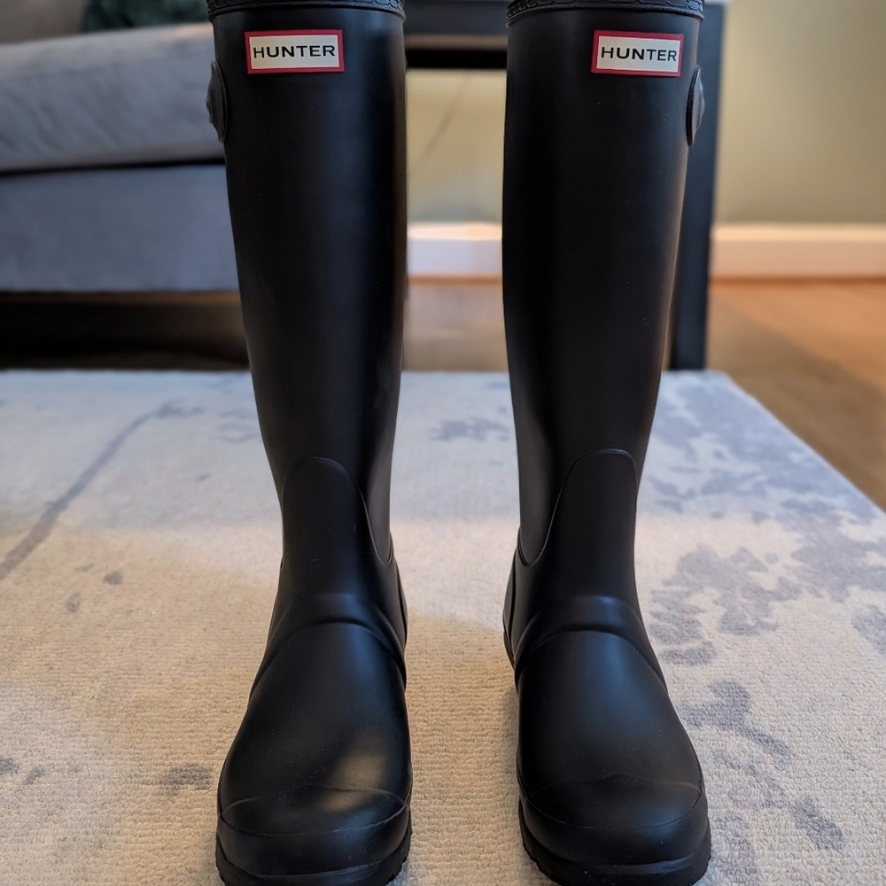 Hunter Original Tall Rain Boot Sz 6